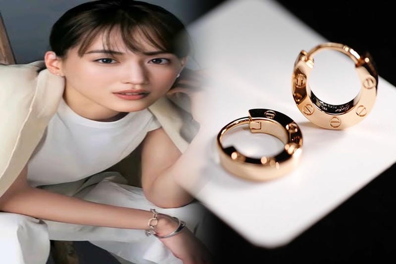 カルティエ トリニティ ピアス 中古