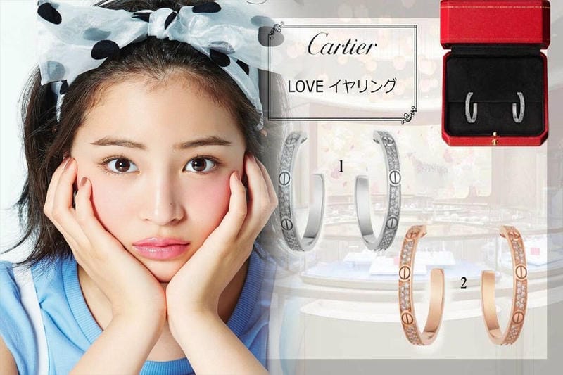 cartier トリニティ ピアス