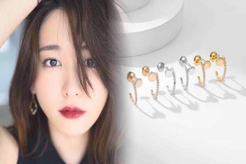 カルティエ トリニティ ピアス 中古