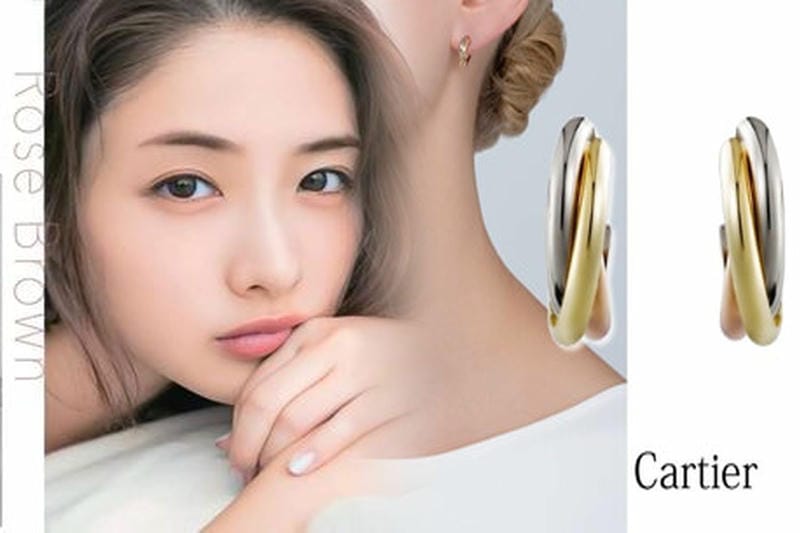cartier トリニティ ピアス