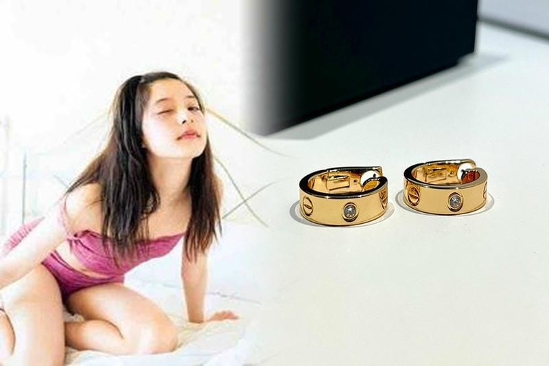 cartier トリニティ ピアス