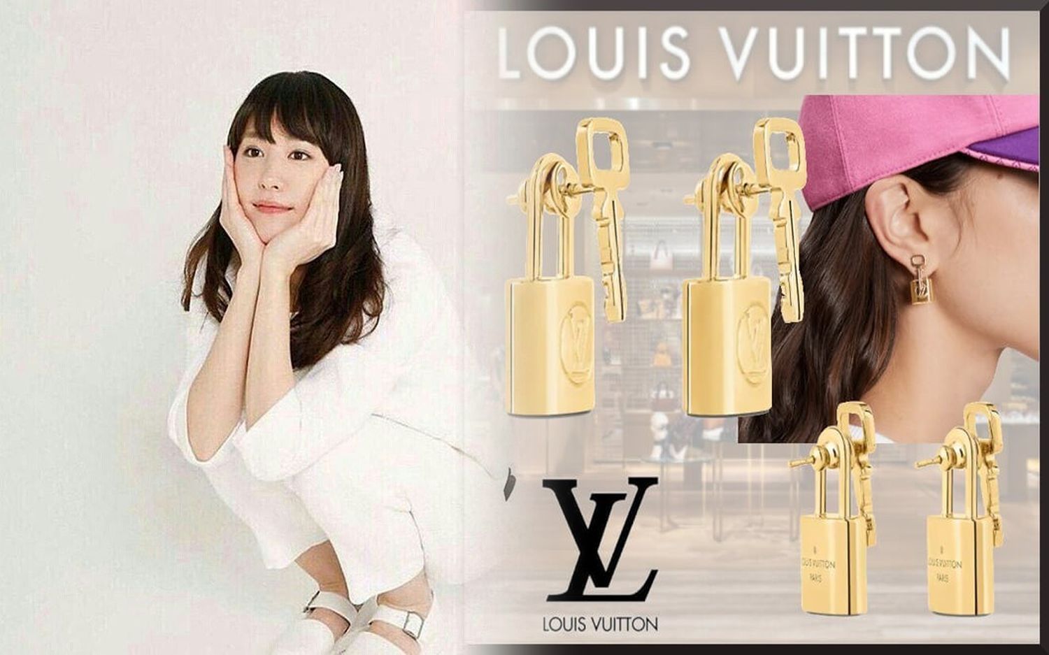 louis vuitton ピアス