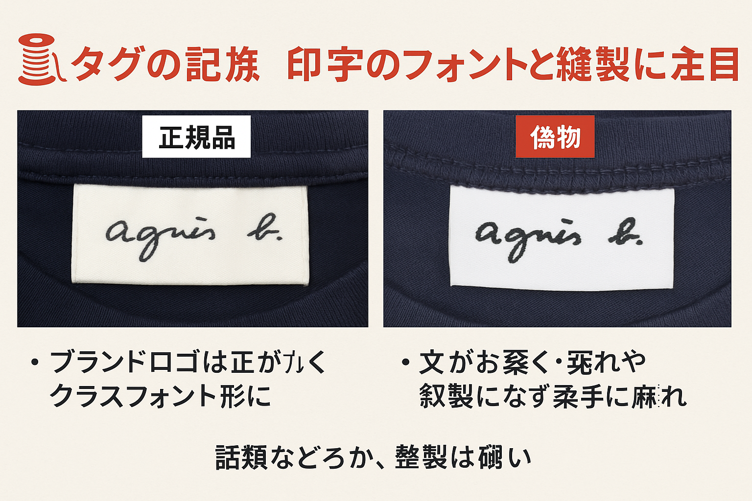 タグの特徴｜印字のフォントと縫製に注目.png
