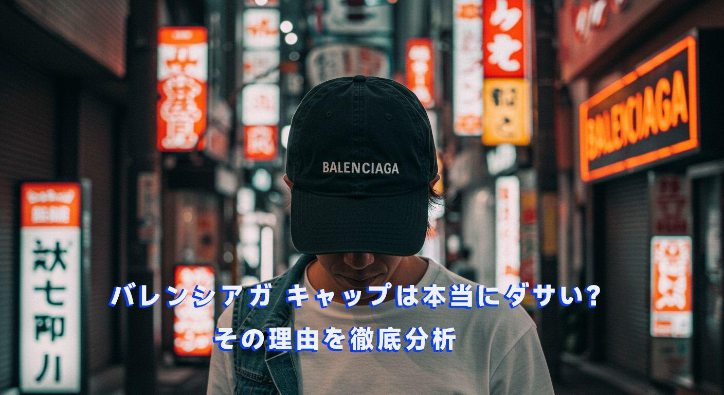 バレンシアガ キャップ ダサい？