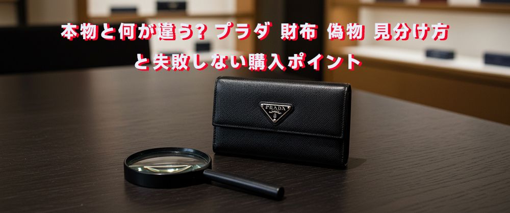 プラダ 財布 偽物 見分け方