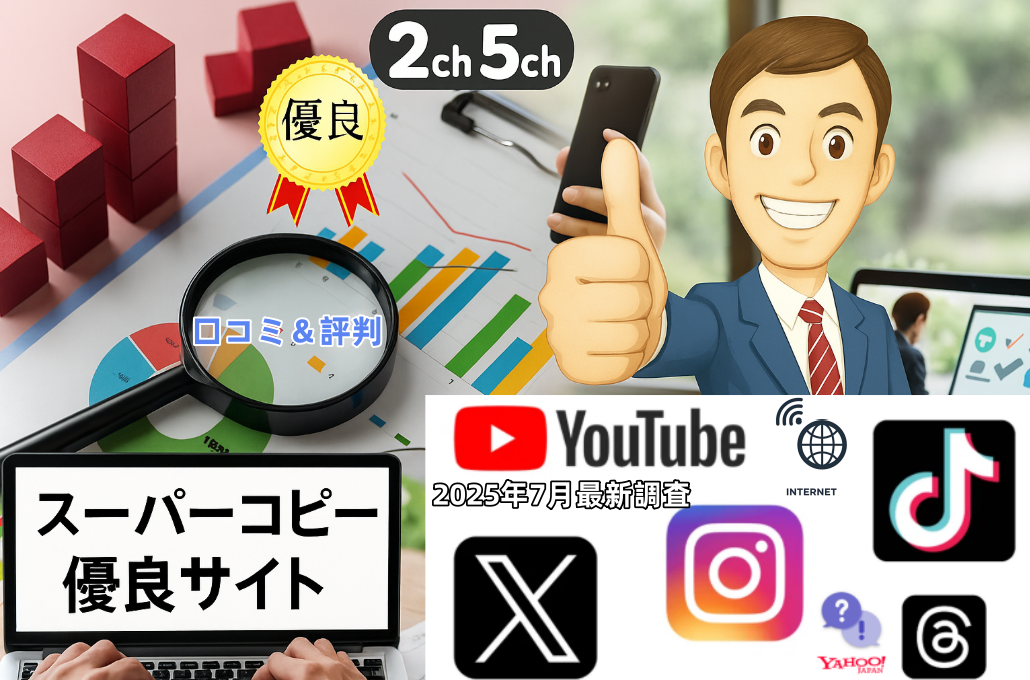 【2025年7月最新調査】スーパーコピー優良サイトの口コミ＆評判｜5ch・2ch・知恵袋・SNSで話題の安全店を徹底比較！.png