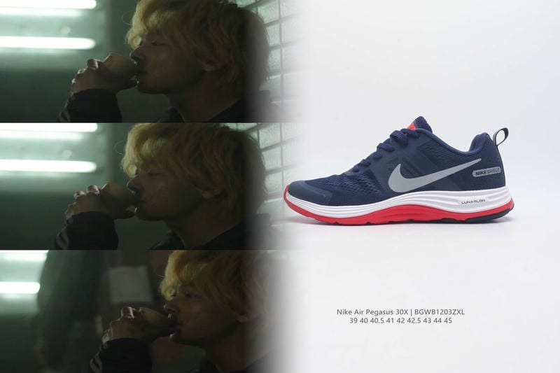 nike スニーカー 青