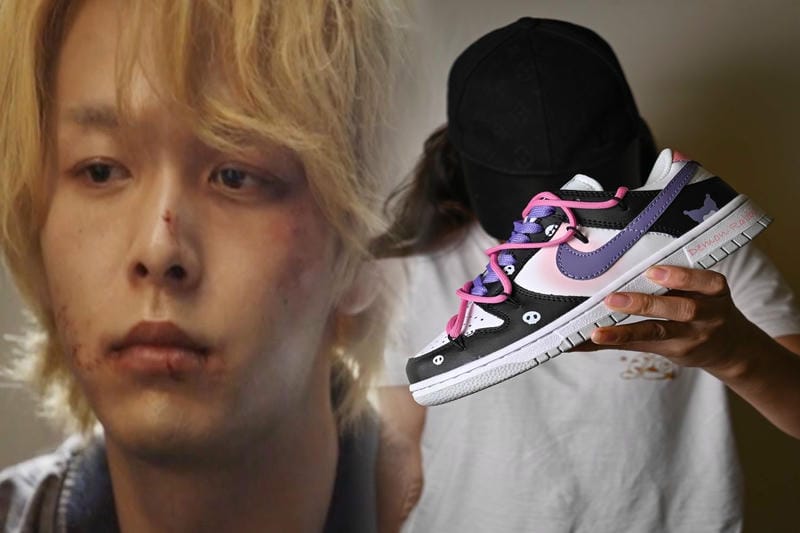 nike 花 柄 スニーカー