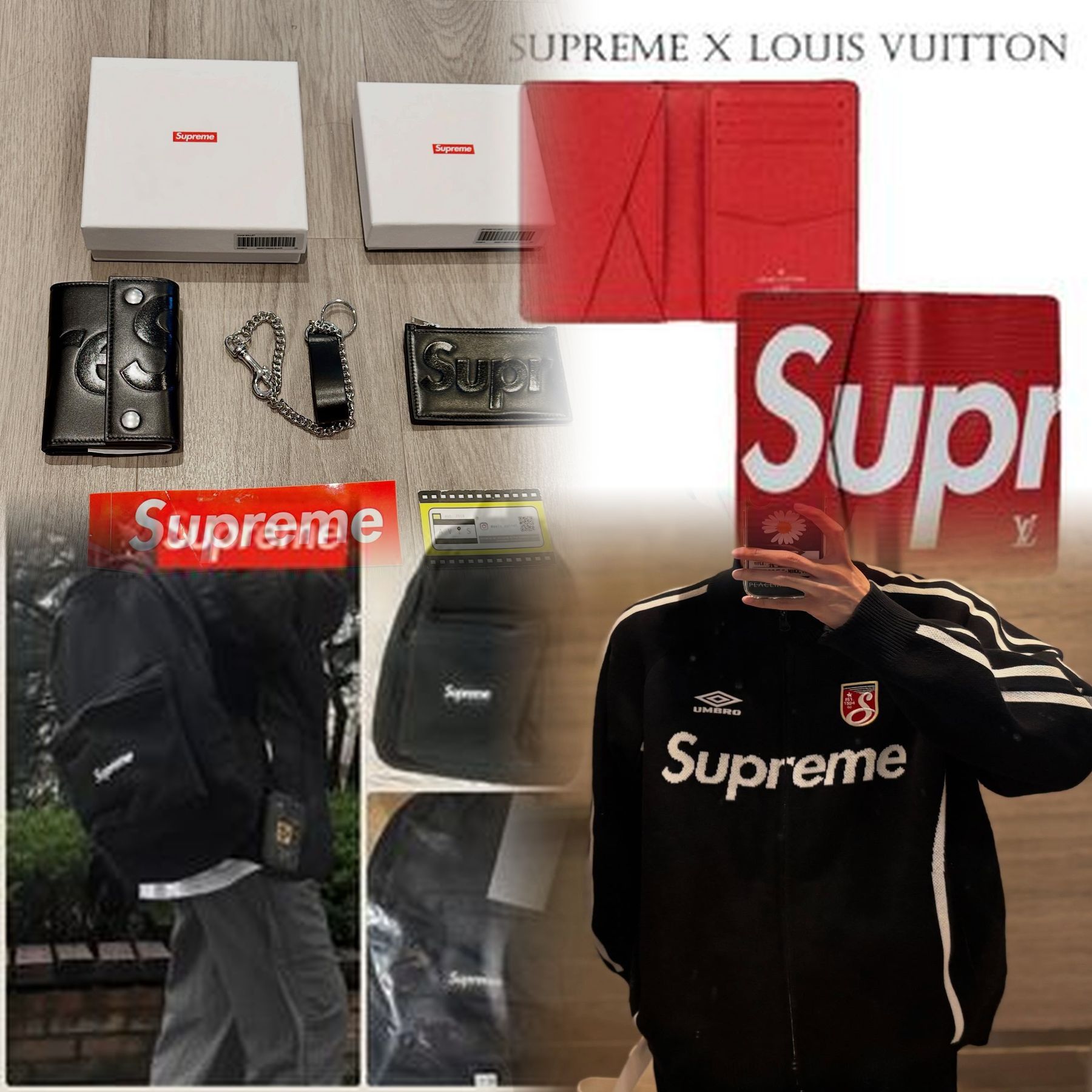 SupremeのLサイズの着丈は？