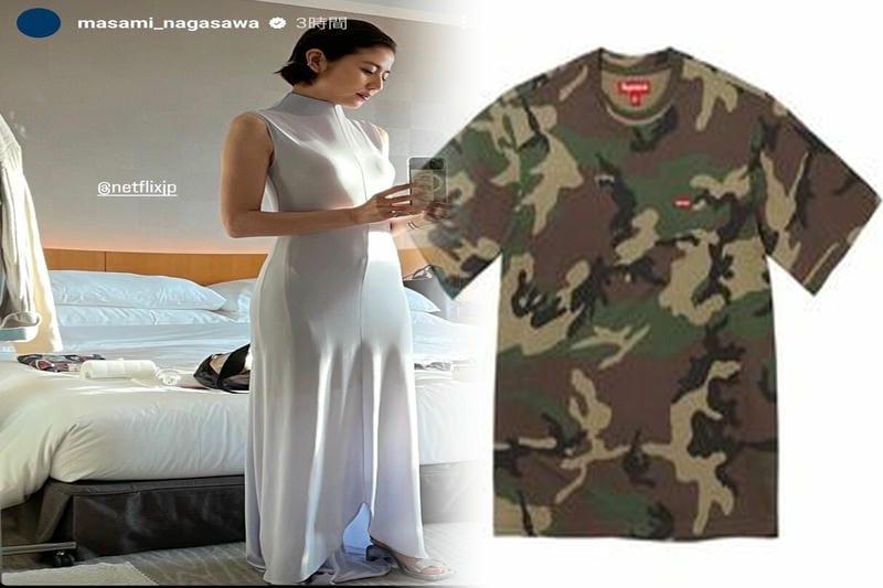 シュプリーム t シャツ レディース コーデ