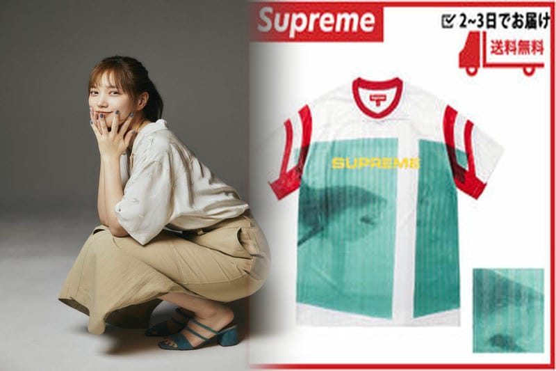 シュプリーム t シャツ ネイビー