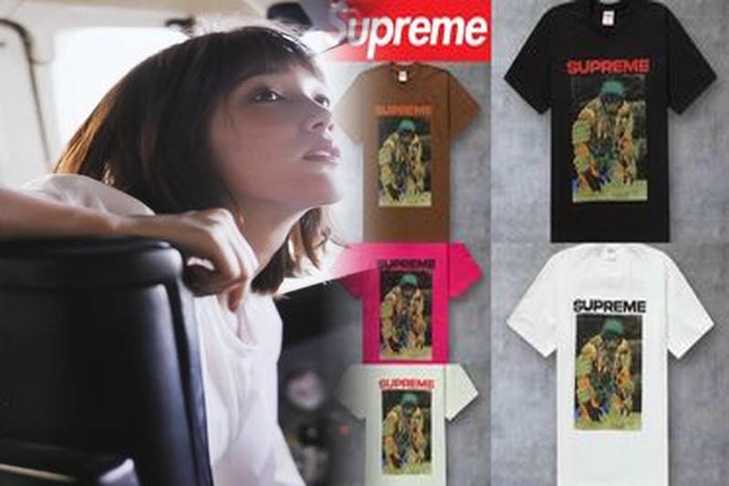 シュプリーム ギャルソン t シャツ