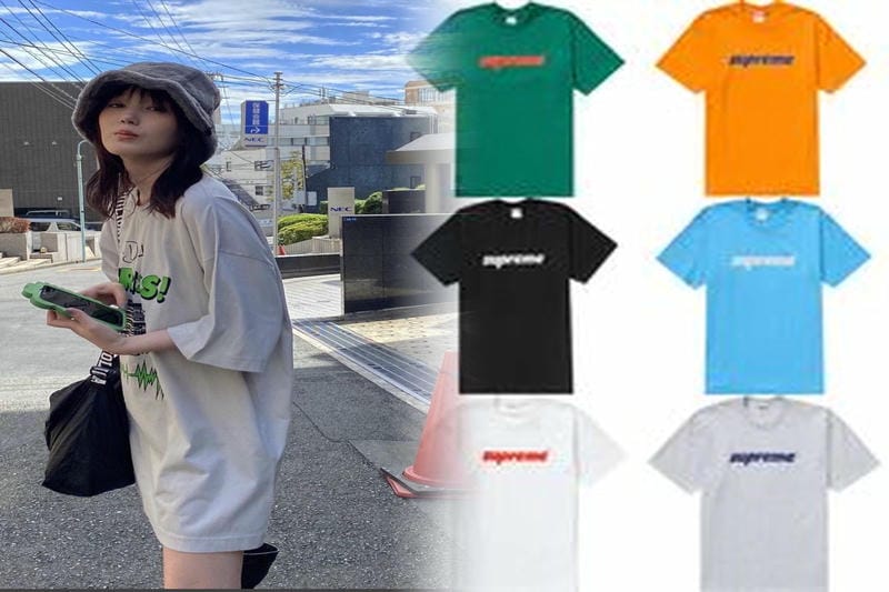 シュプリーム 20 周年 t シャツ