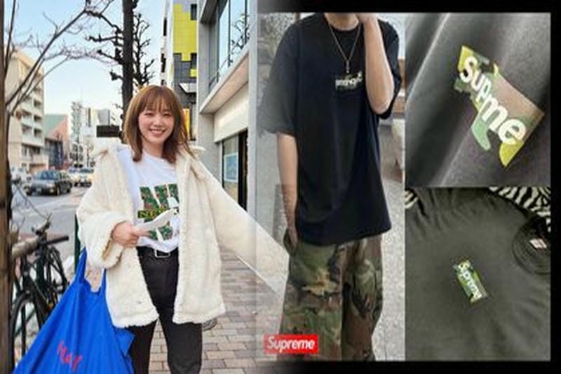 チャンピオン シュプリーム t シャツ