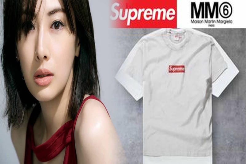 シュプリーム t シャツ コーデ レディース
