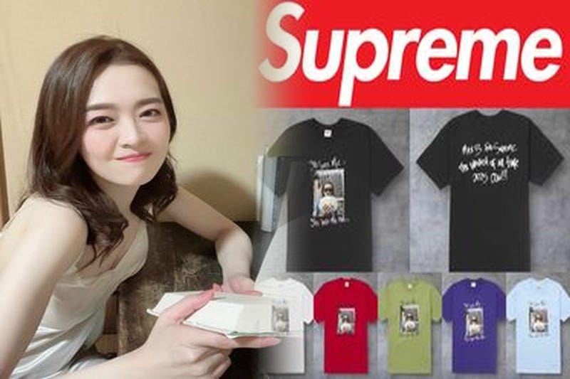 シュプリーム t シャツ サイズ 感 18ss