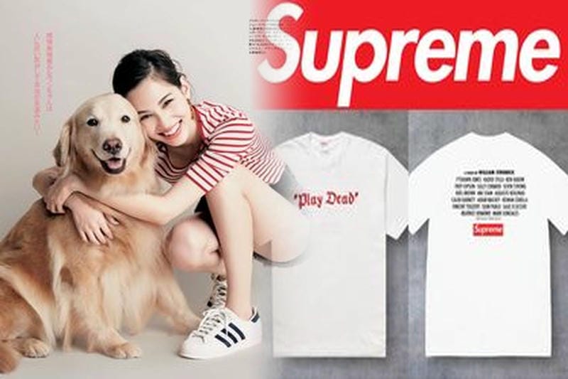 シュプリーム t シャツ スニーカー