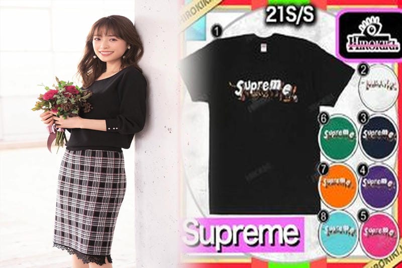 シュプリーム t シャツ ヴィトン