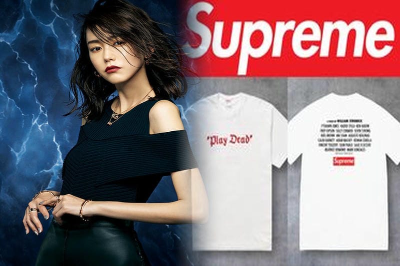 シュプリーム t シャツ スニーカー