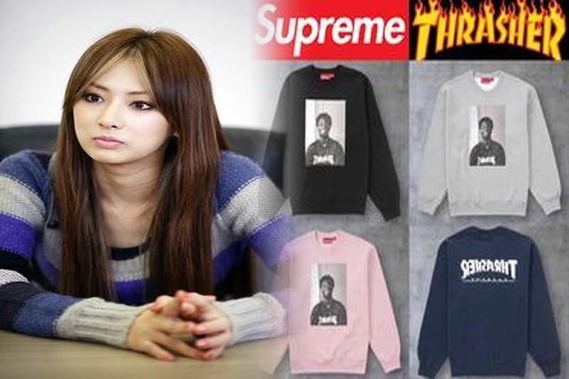 supreme ベース ボール シャツ コーデ