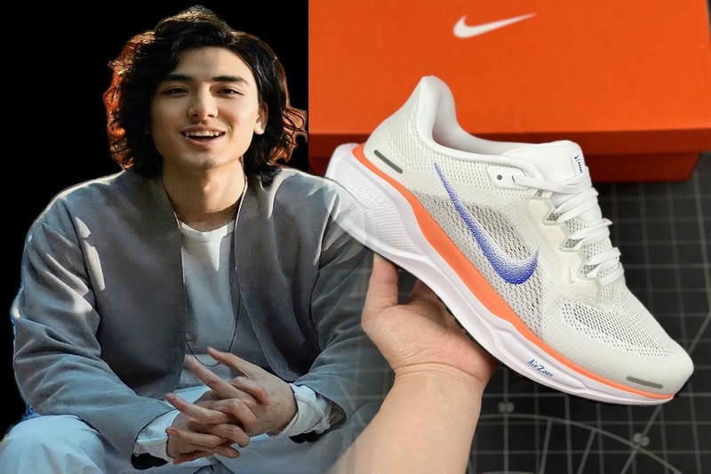 ナイキ スニーカー 白 赤 ハイカット