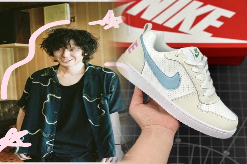 ナイキ スニーカー 紺