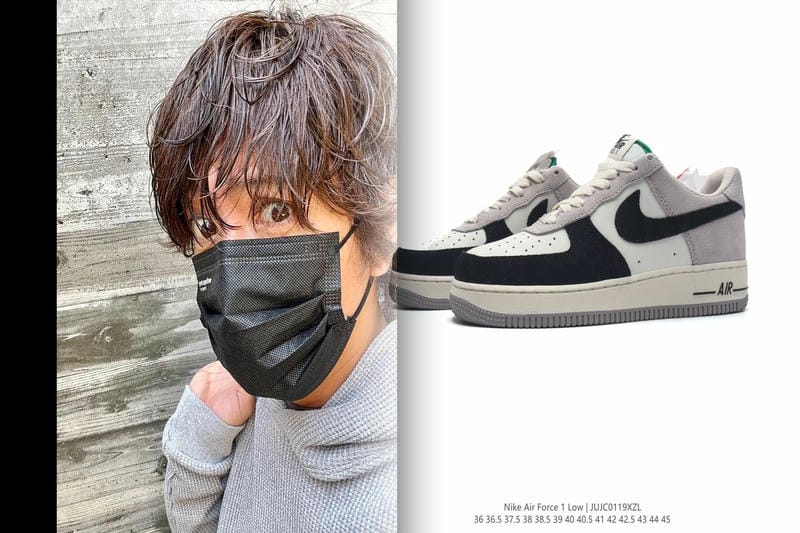 厚底 スニーカー 黒 ナイキ