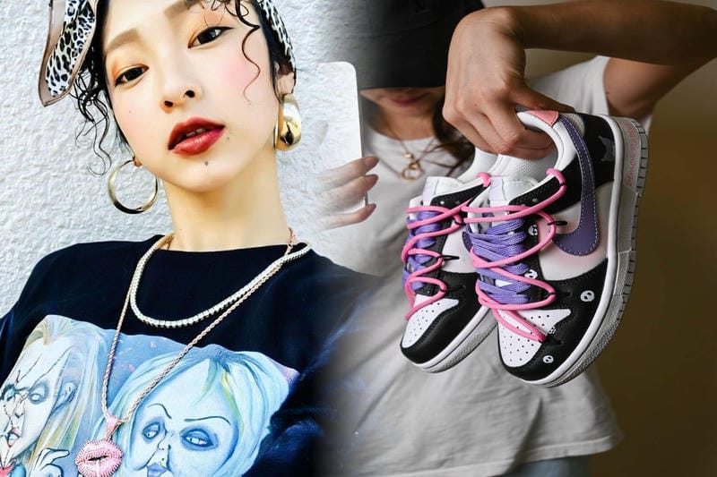 nike スニーカー 黒 赤
