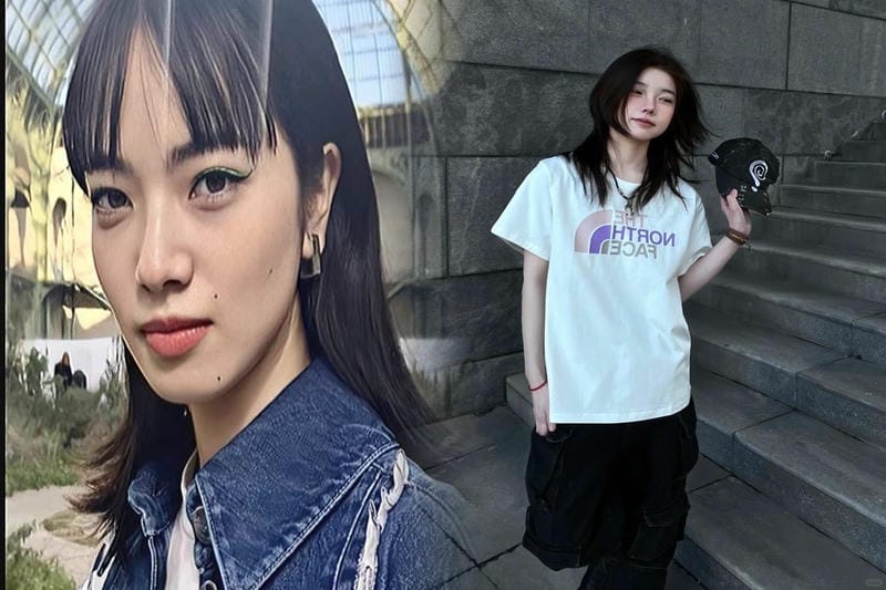 ノース フェイス フリース レッド