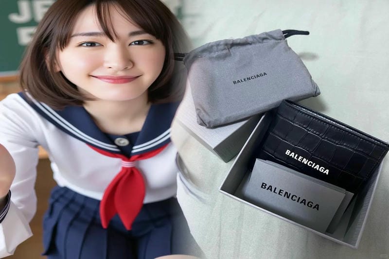 バレンシアガ ペーパー ミニ ウォレット