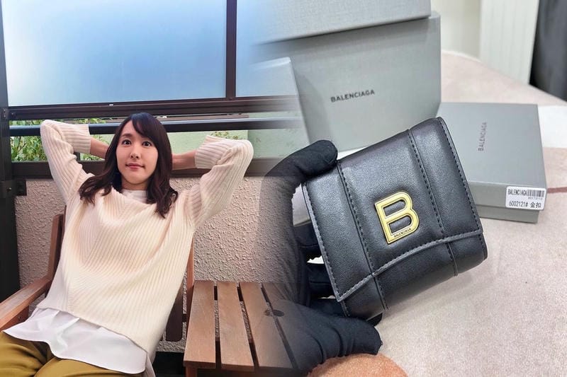 バレンシアガ 財布 ペーパー ミニ ウォレット