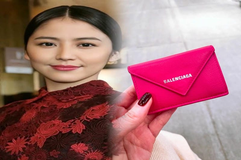 桐谷 美玲 財布 バレンシアガ