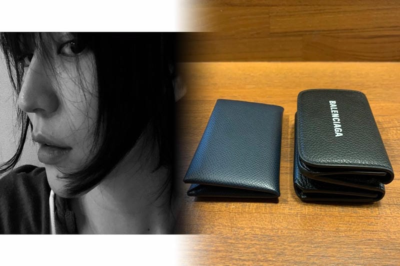 バレンシアガ ミニ 財布 グレー