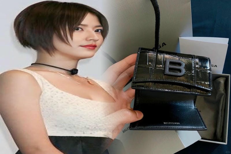 バレンシアガ ミニ 財布 グレー