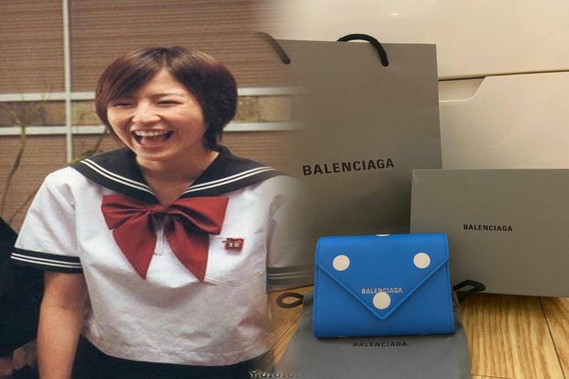 バレンシアガ ミニ ウォレット カラー