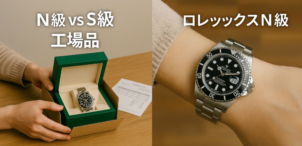 4. N級・S級・工場品…コピー品ランクの違い.jpg