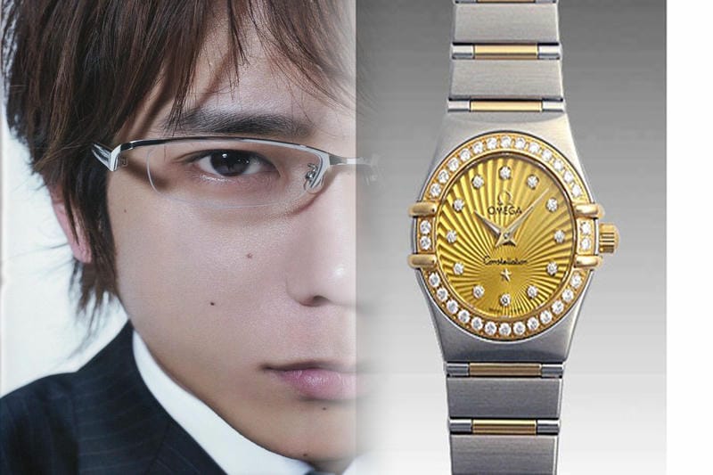 オメガスピードマスター赤文字