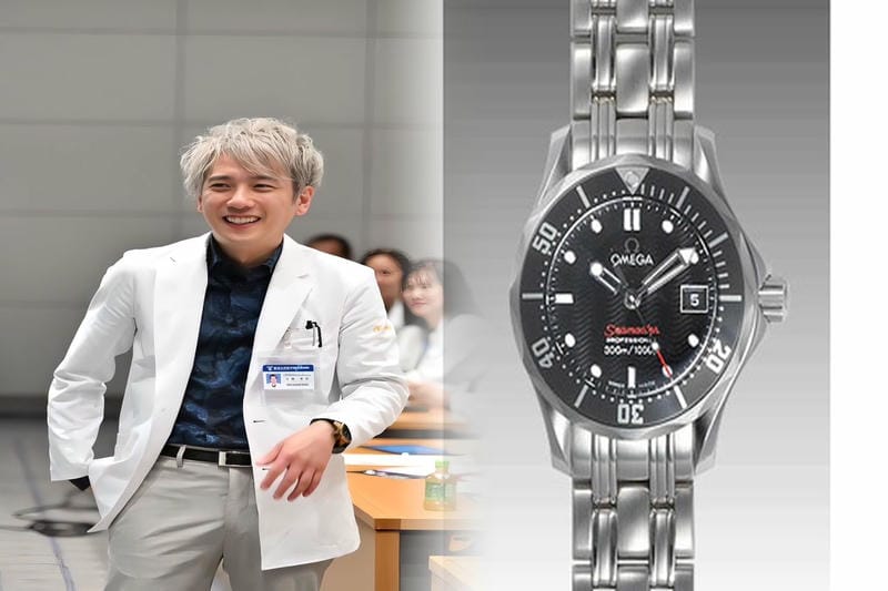 オメガピー シーマスターチタンバージョンでは、記録を打ち立てたオリジナルデザインの特徴がいくつか受け継がれている。