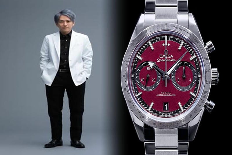 オメガ スピード マスター 白