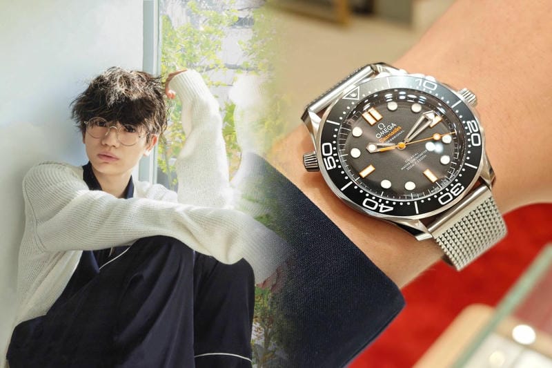 オメガ スピード マスター 青