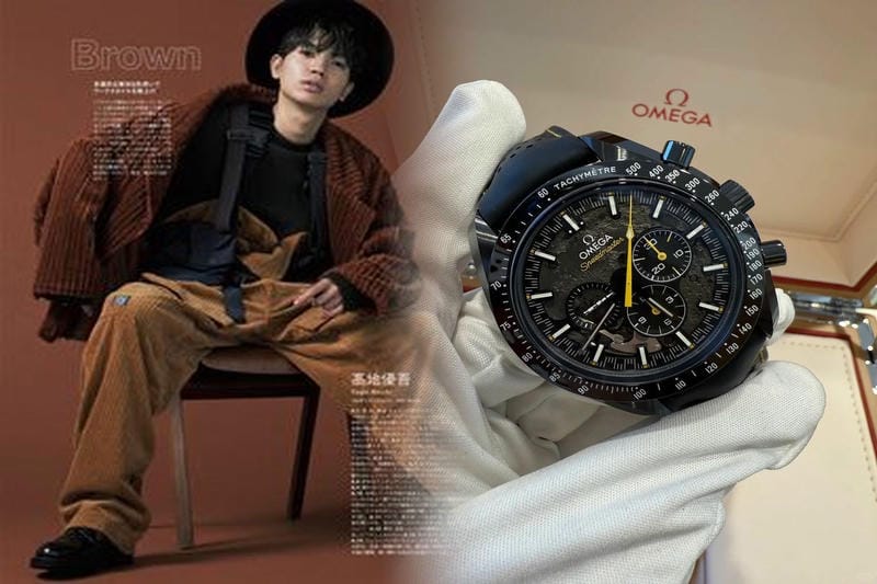 オメガ スピード マスター 青