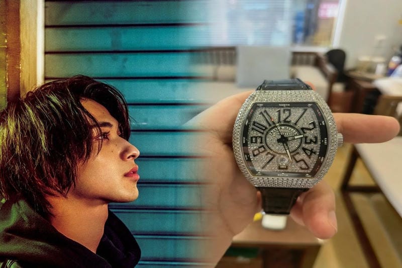 フランク ミュラー ヴァンガード 7デイズ パワーリザーブ スケルトン V45S6SQTMVTHDSTG AC5N