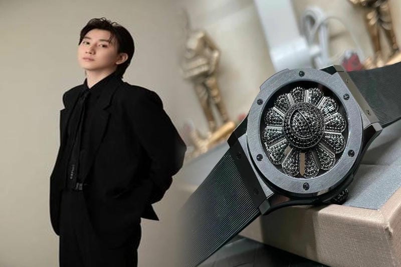 時計にはセラミック製ブレスレットが付属し