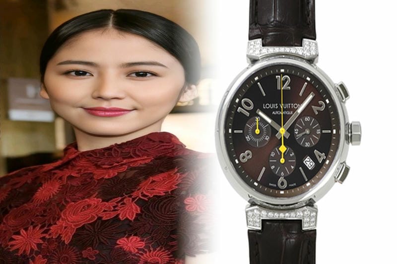 ルイ ヴィトン 腕時計 レディース ピンク