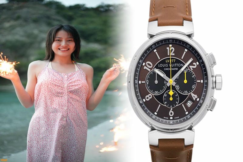 完売前に!!ルイヴィトン 19AW新作 TAMBOUR MOON BLUE GMT 腕時計