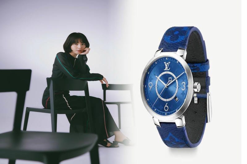 ルイ・ヴィトンのコネクテッド ウォッチ「タンブール ホライゾン」新作、モノグラムが光る文字盤