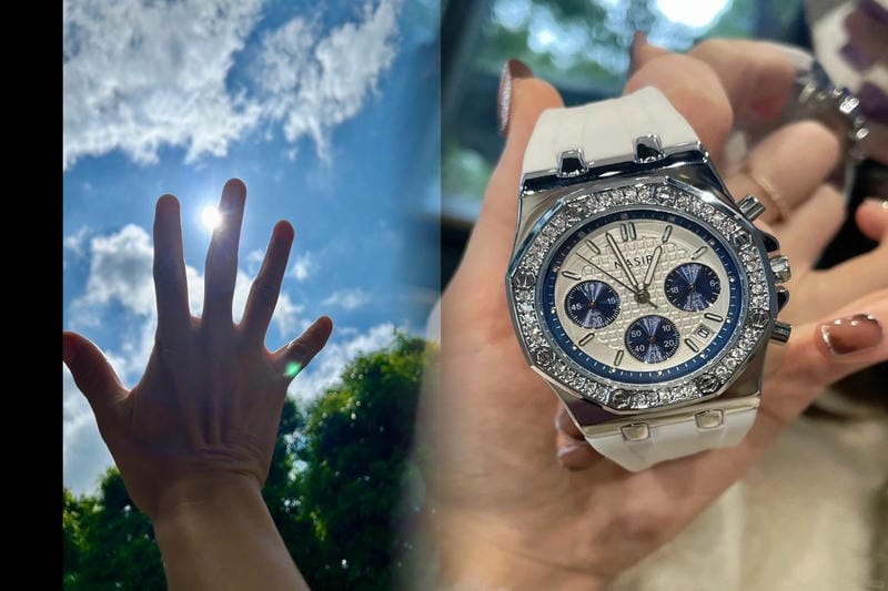 ワン&ツー オープンワーク デュアルタイム  423809250