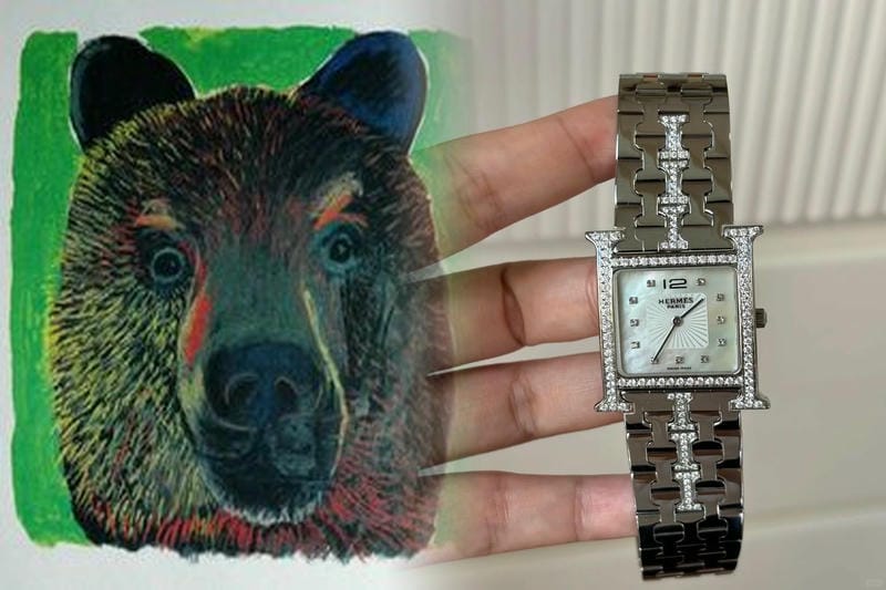 エルメス ケリードール オレンジ シルバー金具 ヴォーガリバー D刻印 エルメス Kelly doll バッグ