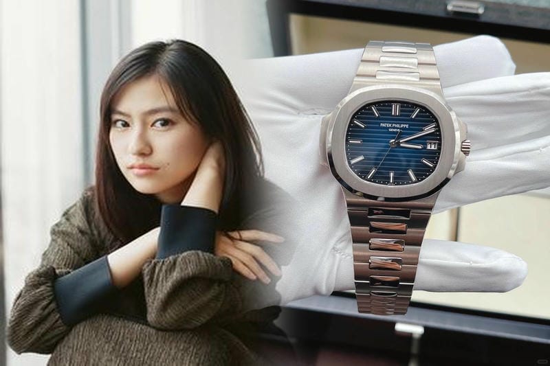 麗しい輝き放つ「パテック フィリップ」の腕時計で、運転する手元を美しく