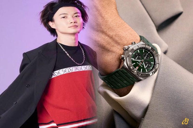 このエレガントなクロノグラフは、ブライトリングと自動車業界で有名なブランドであるベントレーとの関係に敬意を表しています。